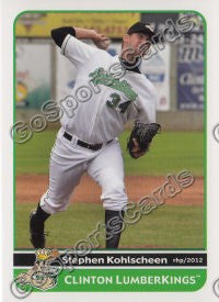 2012 Clinton LumberKings Stephen Kohlscheen