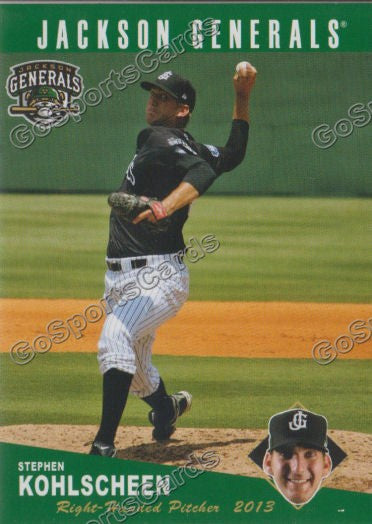 2013 Jackson Generals Stephen Kohlscheen