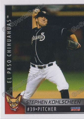 2015 El Paso Chihuahuas Stephen Kohlscheen