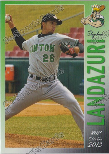 2013 Clinton Lumberkings Stephen Landazuri