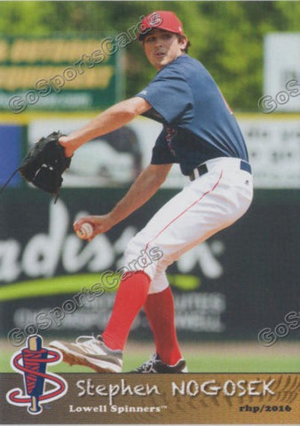 2016 Lowell Spinners Stephen Nogosek