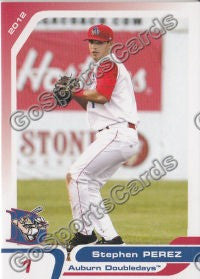 2012 Auburn Doubledays Stephen Perez