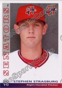 2010 Harrisburg Senators Stephen Strasburg