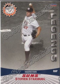 2011 Hagerstown Suns Legends Stephen Strasburg