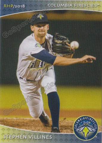2018 Columbia Fireflies Stephen Villines