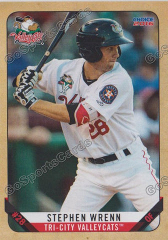 2016 Tri City ValleyCats Stephen Wrenn