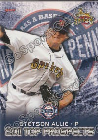 2011 New York Penn League Top Prospects NYPL Stetson Allie