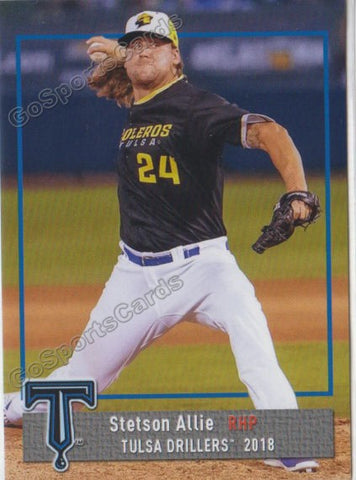 2018 Tulsa Drillers Stetson Allie