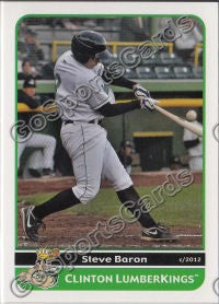 2012 Clinton LumberKings Steve Baron
