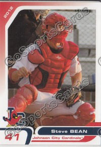 2012 Johnson City Cardinals Steve Bean