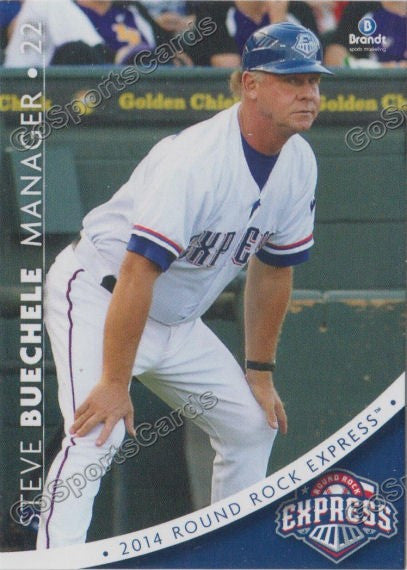 2014 Round Rock Express Steve Buechele
