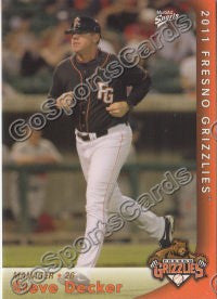 2011 Fresno Grizzlies Steve Decker