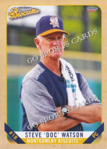 2021 Montgomery Biscuits Steve Doc Watson