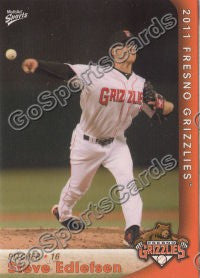 2011 Fresno Grizzlies Steve Edlefsen
