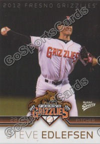 2012 Fresno Grizzlies Steve Edlefsen