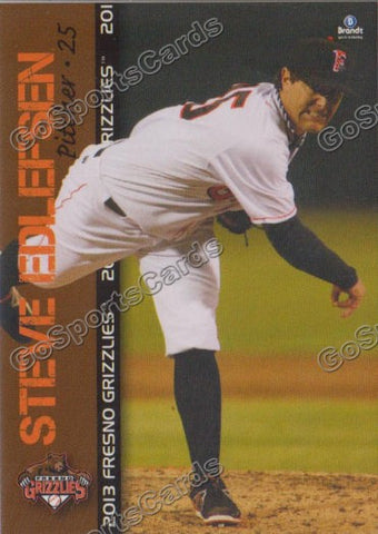 2013 Fresno Grizzlies Steve Edlefsen
