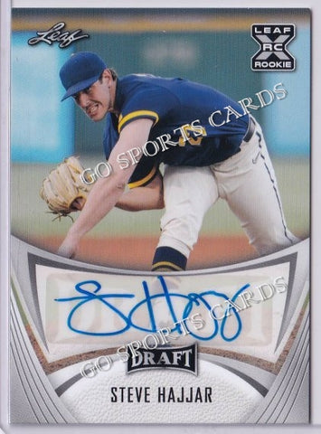 2021 Leaf Draft BA-SH1 Steve Hajjar XRC Autograph