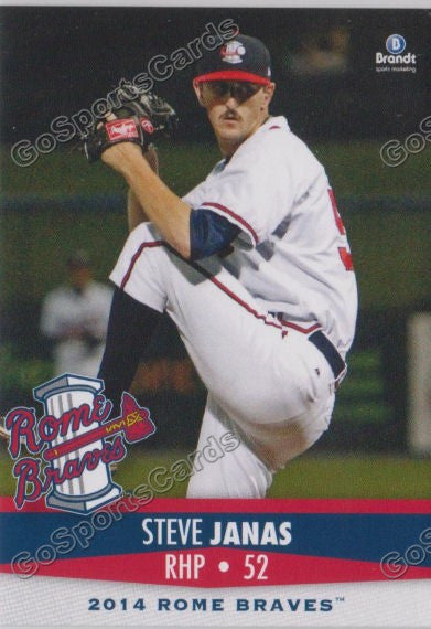 2014 Rome Braves Steve Janas