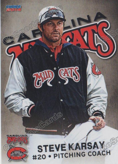 2014 Carolina Mudcats Steve Karsay