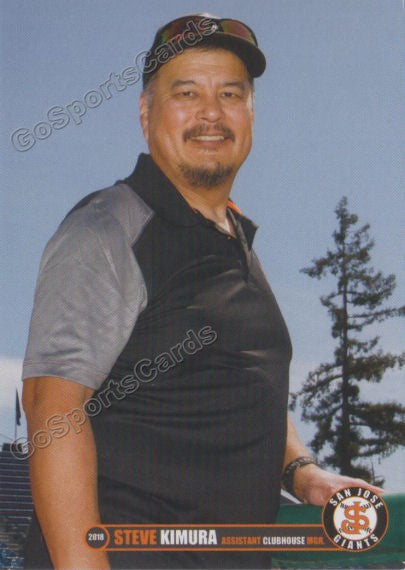 2018 San Jose Giants Steve Kimura