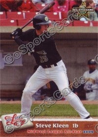 2009 MidWest League All Star Western Division Steve Kleen