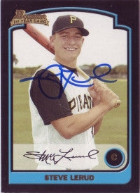 Steve Lerud 2003 Bowman Draft Picks #BDP49 (Autograph)