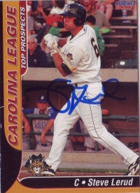 Steve Lerud 2007 Carolina League Top Prospect (Autograph)