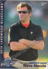 2010 Lakewood BlueClaws Steve Meccia
