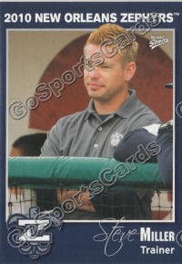 2010 New Orleans Zephyrs Steve Miller