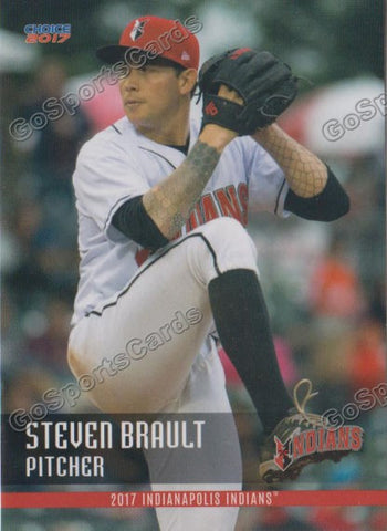2017 Indianapolis Indians Steven Brault