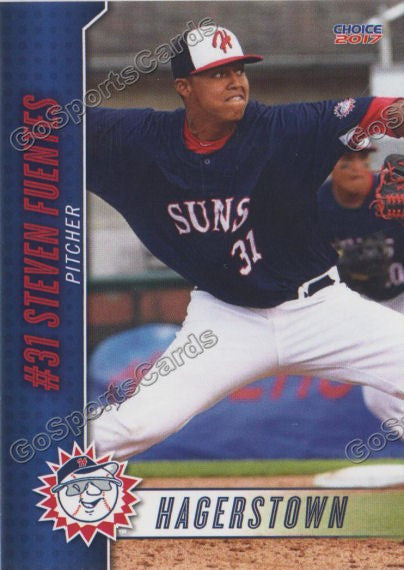 2017 Hagerstown Suns Steven Fuentes