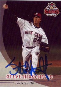 Steve Hirschfeld 2010 New Britain Rock Cats (Autograph)