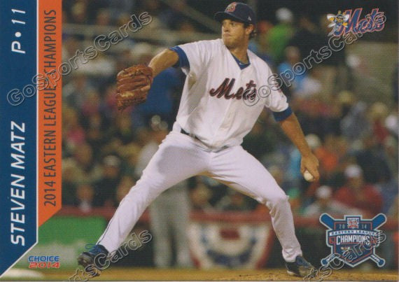 2014 Binghamton Mets Champions Steven Matz