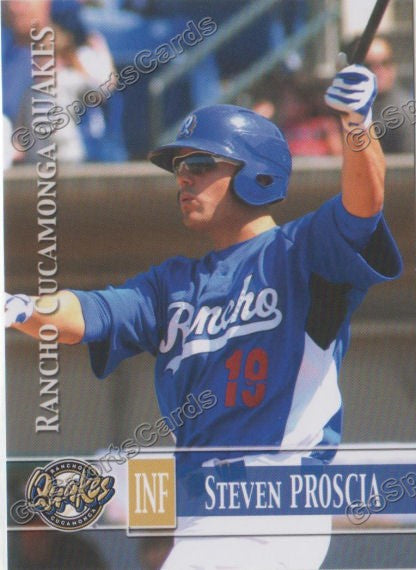 2014 Rancho Cucamonga Quakes Steven Proscia