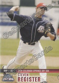 2009 Colorado Springs Sky Sox Steven Register