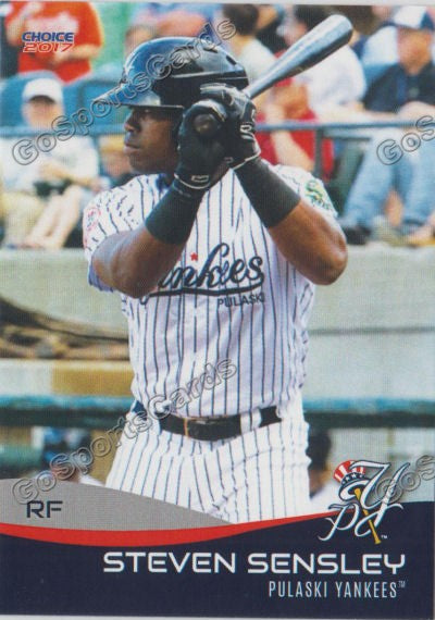 2017 Pulaski Yankees Steven Sensley