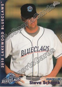 2010 Lakewood BlueClaws Steve Schrenk