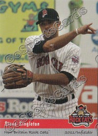 2011 New Britain Rock Cats Steve Singleton