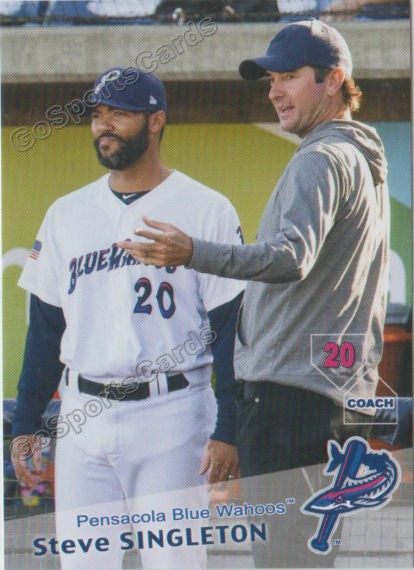 2019 Pensacola Blue Wahoos Steve Singleton