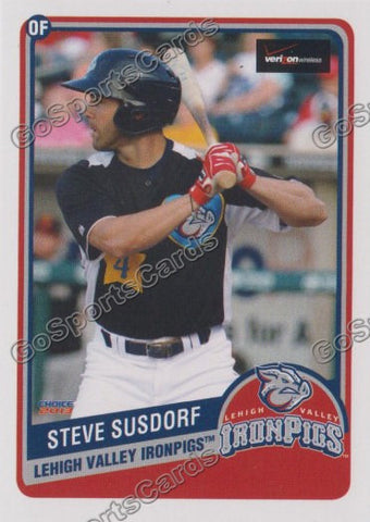 2013 Lehigh Valley IronPigs SGA 2nd Steve Susdorf
