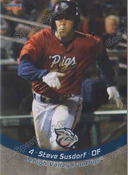 2014 Lehigh Valley IronPigs Steve Susdorf