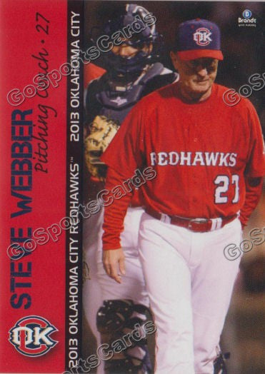 2013 Oklahoma City RedHawks Steve Webber