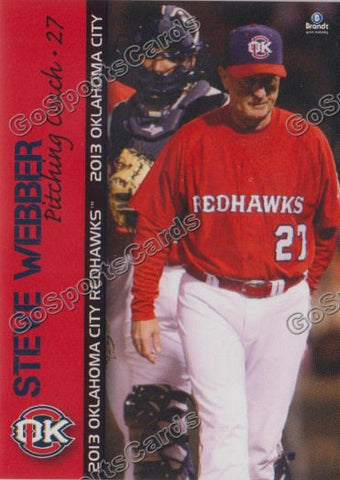 2013 Oklahoma City RedHawks Steve Webber