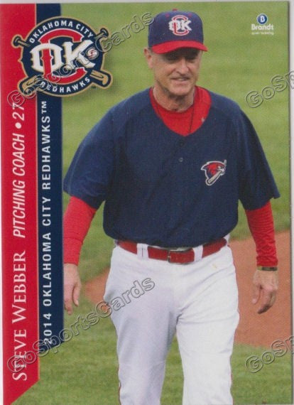 2014 Oklahoma City RedHawks Steve Webber