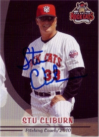 Stu Cliburn 2010 New Britain Rock Cats (Autograph)