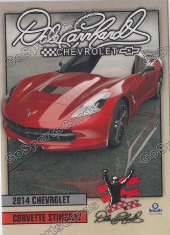 2013 Hickory Crawdads Dale Earnhardt 4 Corvette Stingray