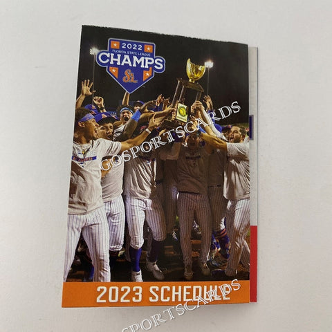 2023 St Lucie Mets Pocket Schedule