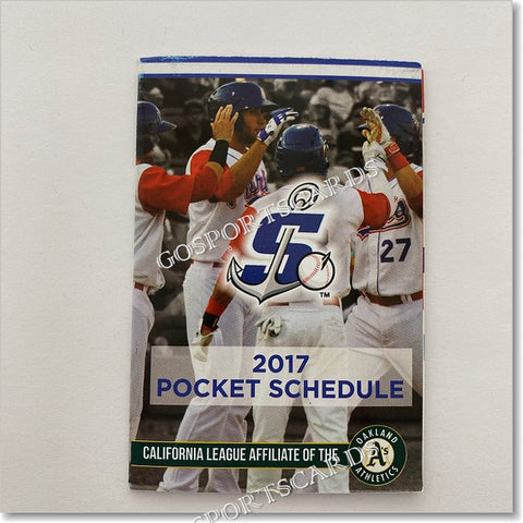 2017 Stockton Ports Pocket Schedule