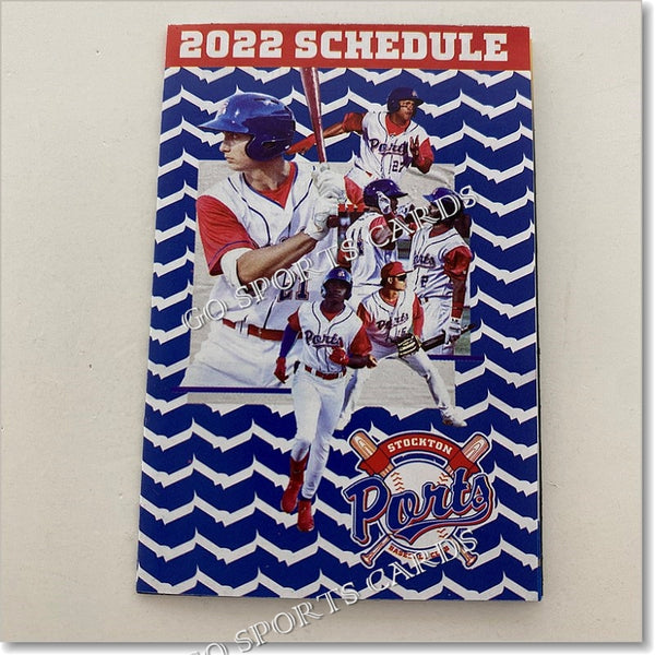 2022 Stockton Ports Pocket Schedule