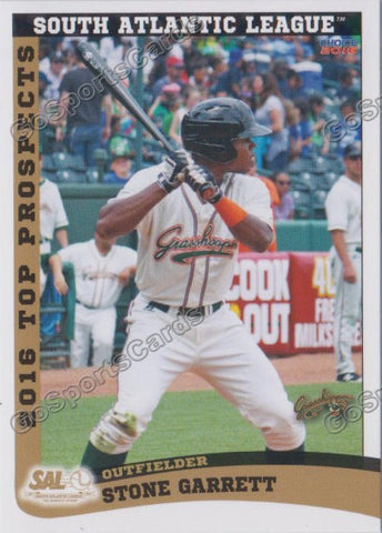 2016 South Atlantic League Top Prospect Stone Garrett